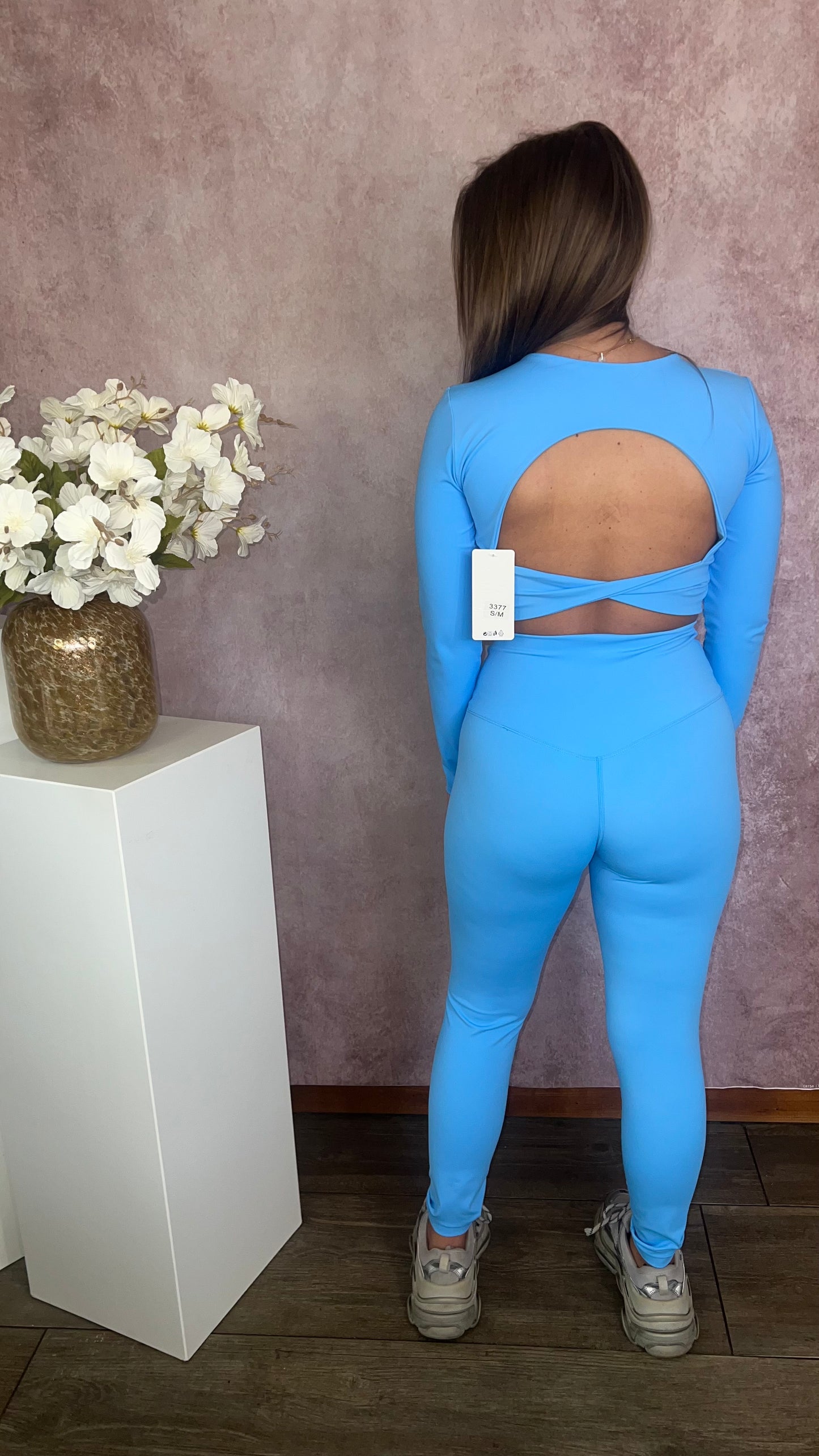 Hailey two piece set blue