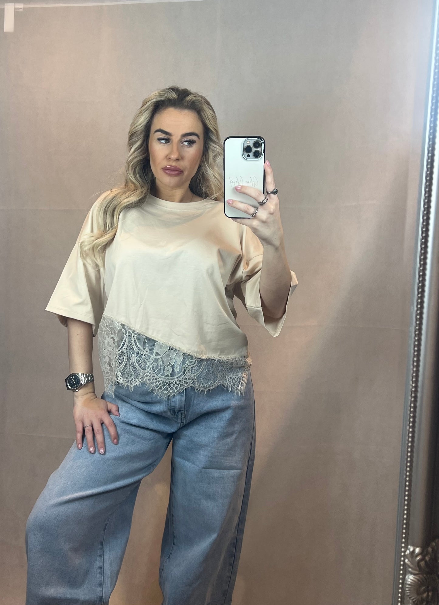 Kante t shirt crème