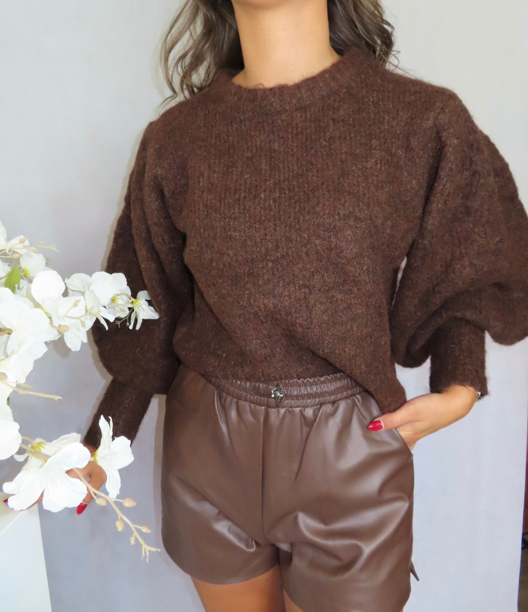 Fall knit Brown
