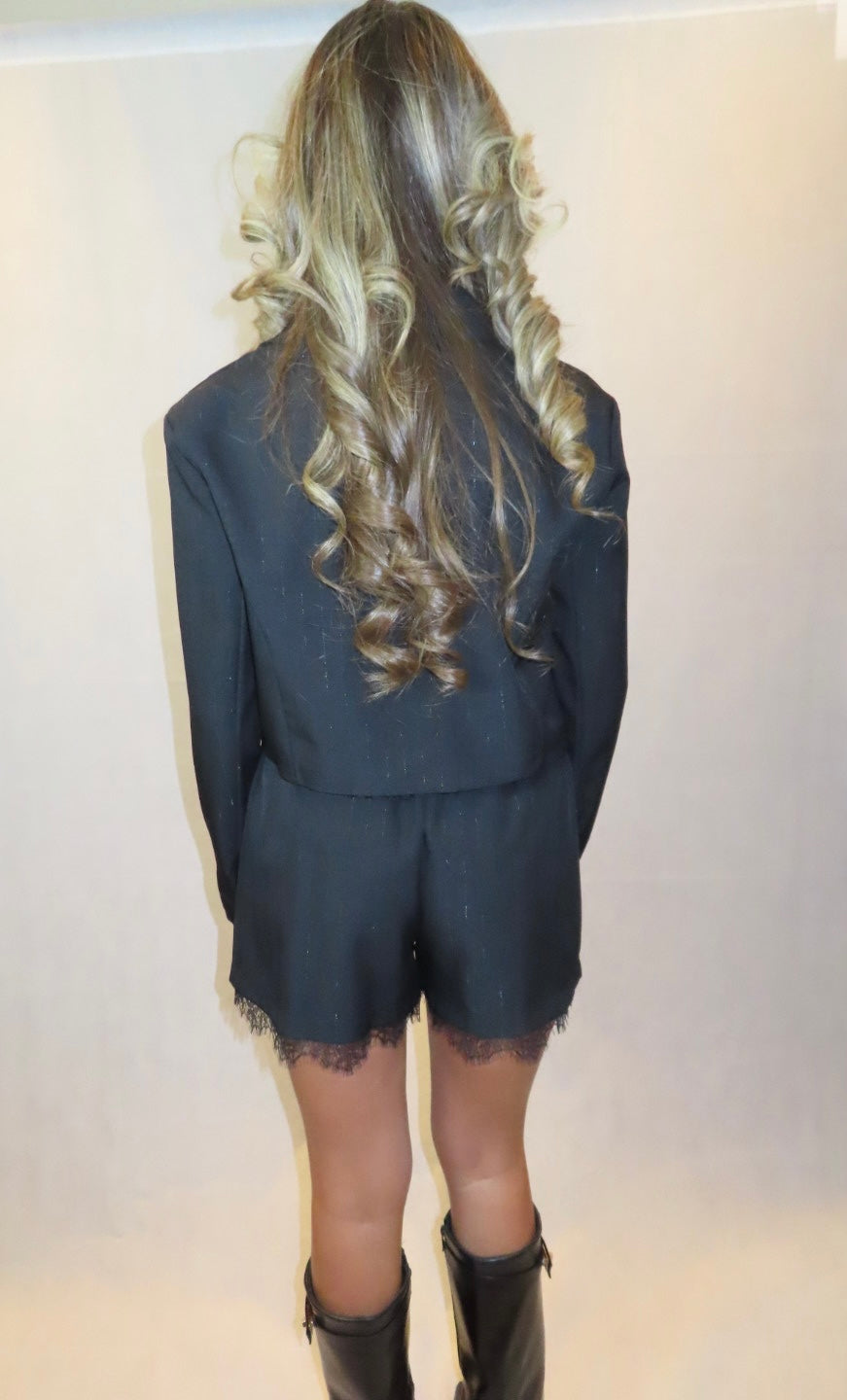 Lieke two piece set black