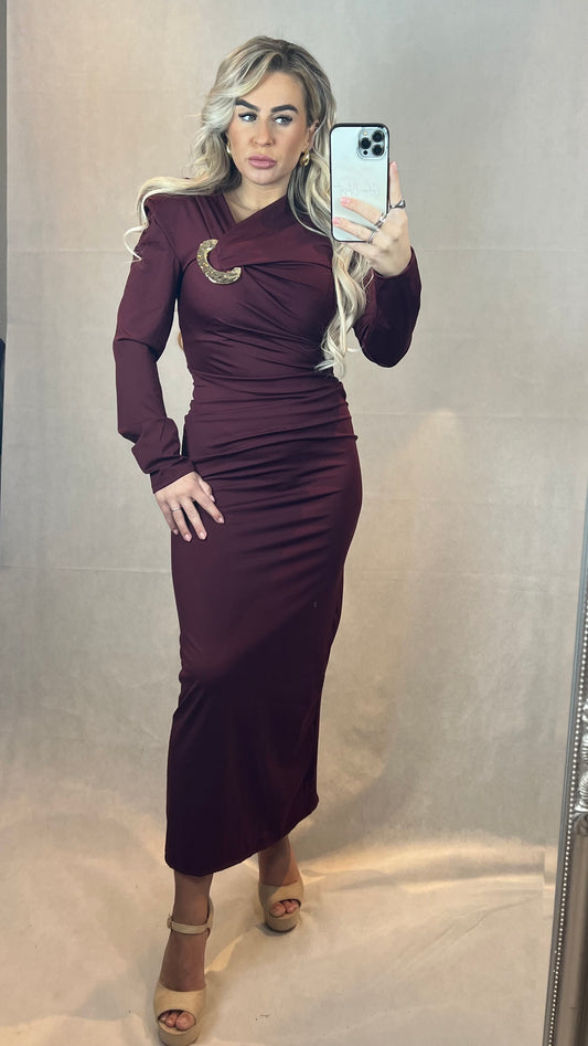 Layla dress Bordeaux