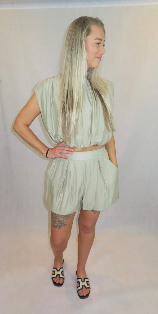 Diva two piece set taupe