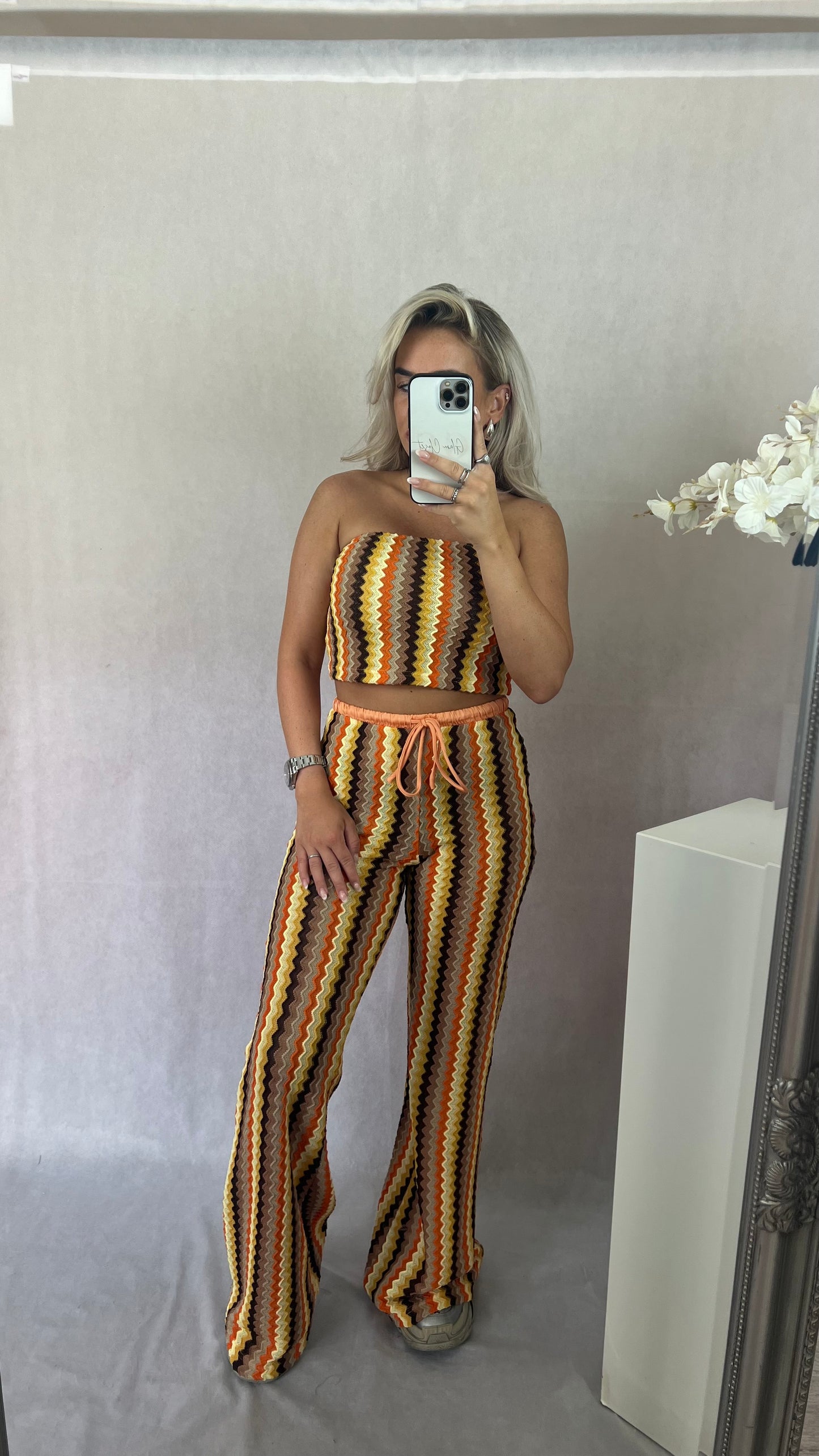 Yasmina two piece set Orange