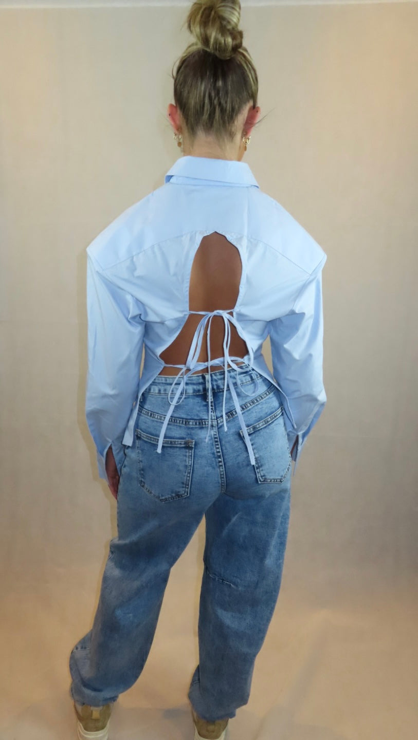 Tina blouse blue