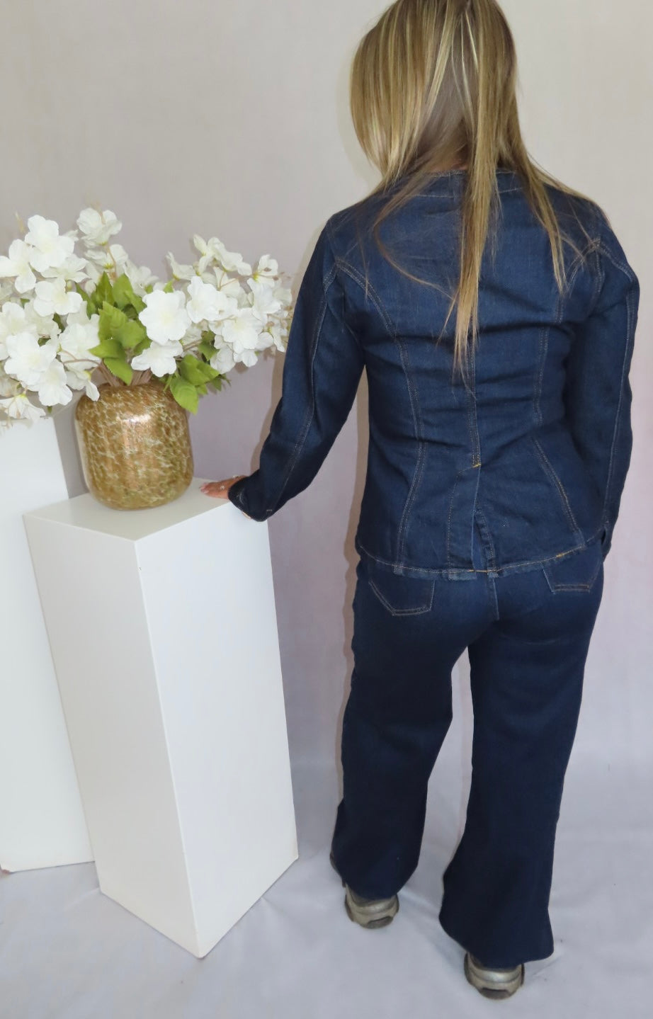 Kira two piece set denim