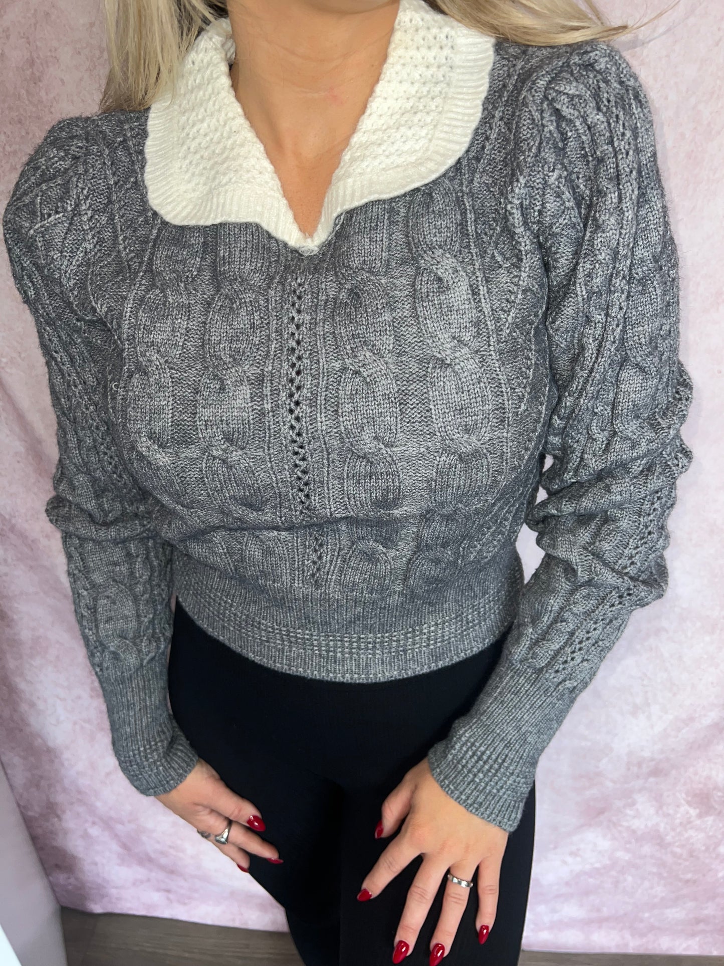 Lieke knit grey