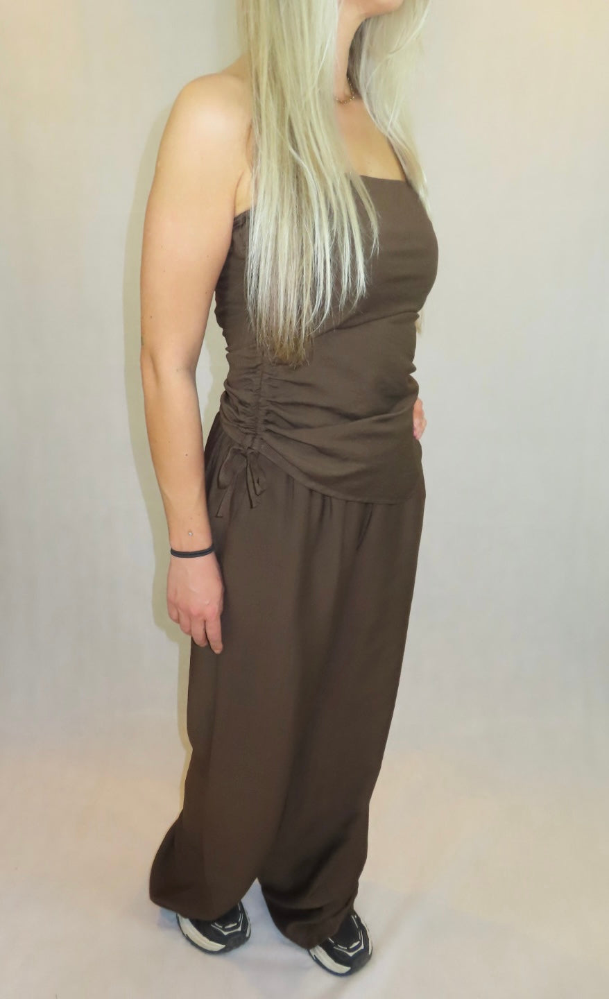 Lotte two piece set Brown
