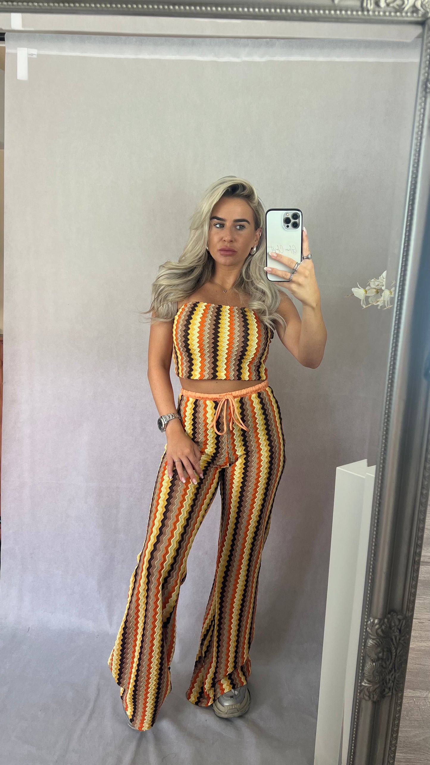 Yasmina two piece set Orange