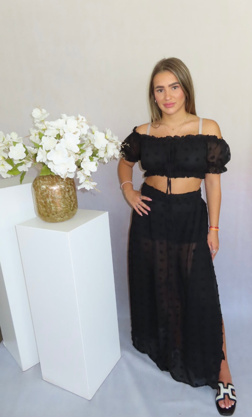 Noxy two piece set black